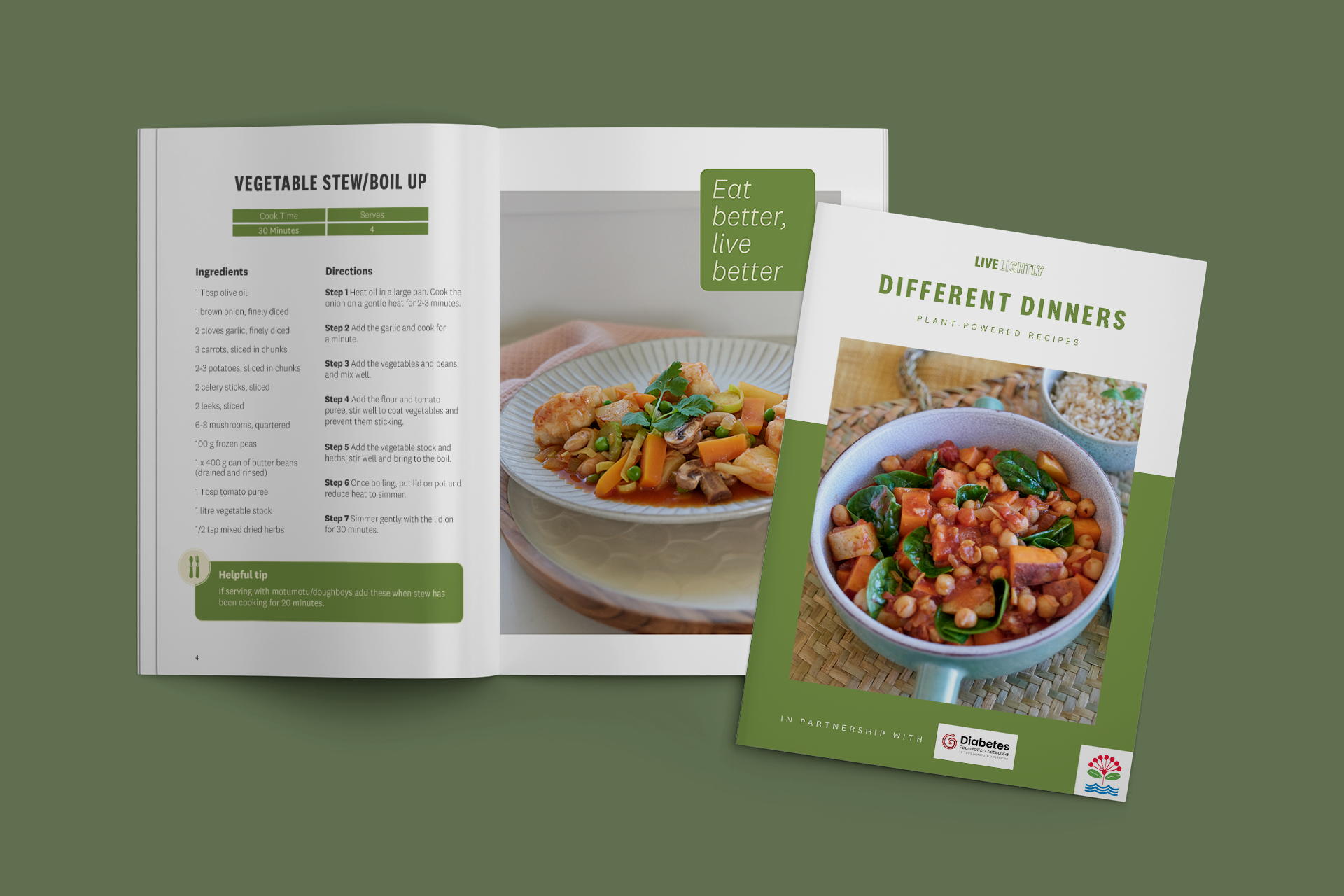 22 Different Dinners Diabetes Recipe Booklet 1