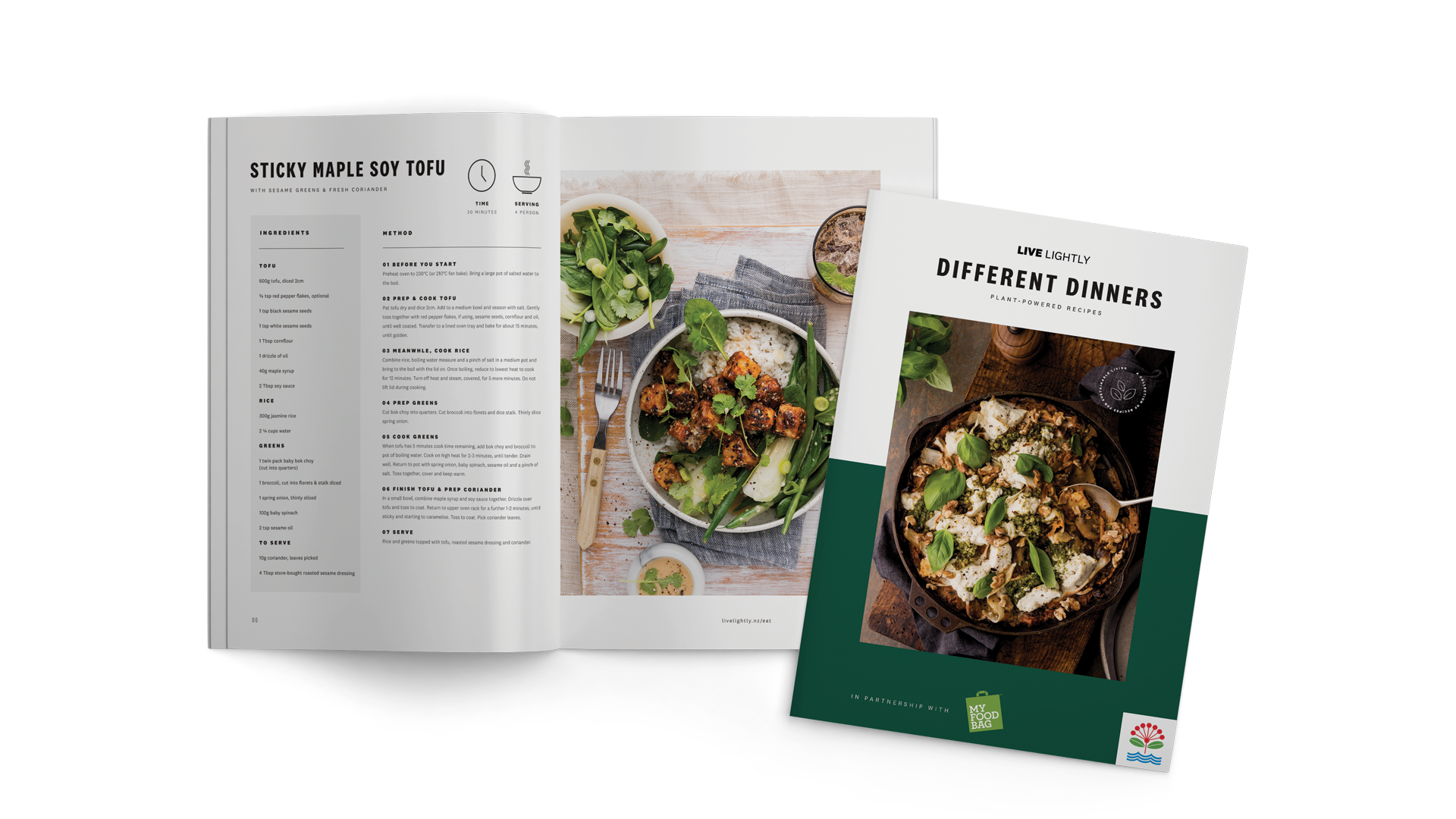 Different Dinners recipe booklet